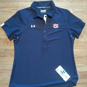 Under Armour Auburn University Women's Polo Sz. L